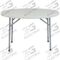 NATIONAL PUBLIC SEATING Folding Table: Round Table Shape, Speckled Gray Tabletop, 29 1/2 in, Plastic (MPN BT-48R). Key specifications — attr1035217: Gray; attr1035250: Speckled Gray; attr1035202: NATIONAL PUBLIC SEATING.