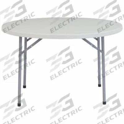 NATIONAL PUBLIC SEATING Folding Table: Round Table Shape, Speckled Gray Tabletop, 29 1/2 in - Standard Folding Tables