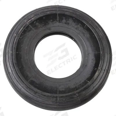 APPROVED VENDOR Replacement Tire: 3 1/2 in Tire Wd, Rubber, Ribbed, Tubeless Tire - Replacement Tires
