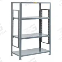LITTLE GIANT Welded Steel Adjustable Shelving: Heavy-Duty, Starter, 30 in x 18 in, 72 in Overall Ht (MPN 4SH-A-1832-72). Key specifications — Brand: LITTLE GIANT; Color: Dove Gray.