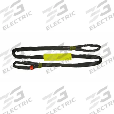TOW-ALL Tuflex Recovery Strap: 30 ft Overall Hook Size, 30 ft Overall Lg, Olive - Tow Straps