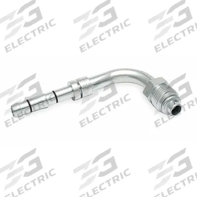 AEROQUIP O-Ring Hose Fitting: 90° O-Ring Fitting, 8 Dash Size - E-Clip Hose Fittings