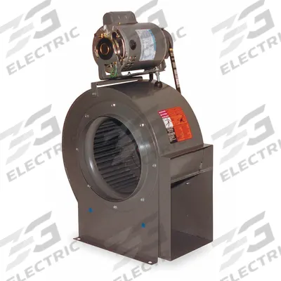Dayton Blower: 9 in Wheel Dia, Belt Drive, Includes Drive Pack, 1,000 cfm, 1/4 hp - Belt-Drive Blowers with Drive