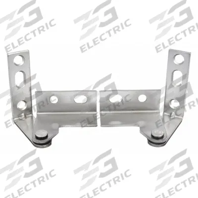 BEST Pivot Hinge: Steel, 3 in Leaf Ht, 2 1/2 in Leaf Wd - Full Surface-Mount Pivot Hinges