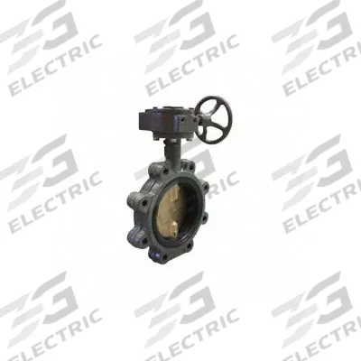 MILWAUKEE VALVE Butterfly Valve: 6 in Pipe Size, Concentric, 200 psi Max. Pressure (CWP) - Cast Iron General-Service Butterfly Valves