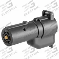 CURT Automotive Electrical Plug: 7-Way Blade, 3 1/2 in Dia, 5 1/4 in Overall Lg (MPN 57727)