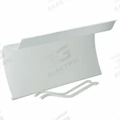 TRUEBRO Basin Guard: PVC, White, 3/32 in Nominal Wall, 42 in Overall Wd, 11 1/4 in Overall Lg (MPN 82236)