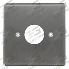 LEVITON Wall Plate: 2 Gang, Std Size (MPN 84092-40). Key specifications — Brand: LEVITON; Material: Stainless Steel.