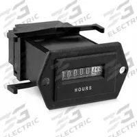 TRUMETER Electromechanical Hour Meter: Hour Meters, Front Panel Mounting, Analog, CE/CUL/UKCA/UL (MPN 711-0131). Key specifications — Mounting Style: Panel; Standards: UKCA; Bezel Face Shape: Rectangular; Brand: TRUMETER; Manufacturer Part Number: 711-0131; Meter Type_Broad: Analog.