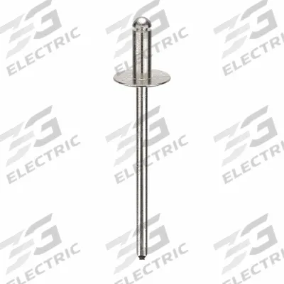 POP AVDEL Blind Rivet,1.603" L,0.122" dia,PK500: Inch, 1 39/64 in Overall Lg, 5/16 in Body Lg - Large Flange Blind Rivets