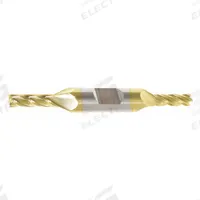 APPROVED VENDOR Square End Mill: Carbide, TiN Coated, Double End, 4 Flute, 5/16" Mill Dia, 3/4" LOC (MPN 239-001061)