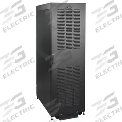 TRIPP LITE Rack Enclosure: 42 Rack Units, 79 3/4 in x 23 5/8 in x 46 1/2 in, Floor Mount, Steel (MPN SR42UBEIS). Key specifications — Brand: TRIPP LITE; Includes: (4) Side Panels; Material: Steel; Features_Broad: Louvered Doors; Sealing Gaskets.