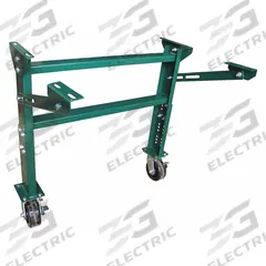 APPROVED VENDOR Conveyor Support Stand: For 22 in Between Frame Wd, 22 7/8 in Min. Ht, Steel (MPN 1PDP4). Key specifications — Stand Material: Steel; Color: Green; Brand: APPROVED VENDOR.