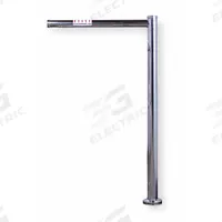 TURNSTILE Header Post: Header Post, 41 3/10 in Overall Ht, 4 3/10 in Bar Dia, End Post (MPN 1003SR-M). Key specifications — Brand: TURNSTILE; Finish: Chrome; Product Type: End Post.