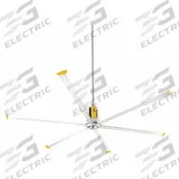 BIG ASS FANS Ceiling Fan: 139,635 cfm Airflow, 16 ft Blade Dia, Variable Speeds, 380 to 480V AC (MPN F-PFD1-1604S34). Key specifications — Voltage: 380 to 480V AC; Light Kit: No; Series: Powerfoil D; Number of Speeds: Variable; Phase: Three; Current: 3.39 A; Brand: BIG ASS FANS.