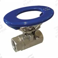 APPROVED VENDOR Manual Two-Way Ball Valve: 1 1/4 in, 316 Stainless Steel, Straight Valve Body, PTFE (MPN G-SSO-125V). Key specifications — Brand: APPROVED VENDOR; Handle: Locking Oval.