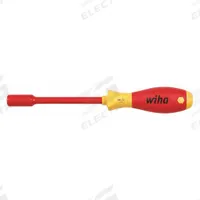 WIHA Solid Round Shank Nut Driver: Straight, Metric, Without Magnetized Tip, Std, 16 mm Tip Size (MPN 32240). Key specifications — attr1214485: Round; attr1214505: WIHA.
