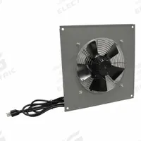 Exhaust Fan: Direct Drive, 10 in Blade, 2/25 hp, 388 cfm_500 cfm, 115V AC, 1 ph, Totally Enclosed (MPN P10). Key specifications — Frame Finish: Powder Coated; Blade Material: Galvanized Steel; Assembled: Assembled; Brand: CANARM; Nameplate Voltage: 115V AC; Frame Material: Steel; Guard Type: Intake; Motor Type: Single Phase.