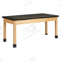Table: 24 in Overall Wd, 24 in Overall Ht, 6 ft Overall Lg, Epoxy, 500 lb Load Capacity, Oak, Wood (MPN P7306K30N). Key specifications — Brand: DIVERSIFIED SPACES; Countertop Material: Epoxy.