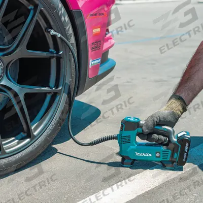 MAKITA Inflator Kit,18V,(1.5Ah): LXT, 120 psi Max., 25 1/2 in Hose Lg, Cordless - Makita Inflators