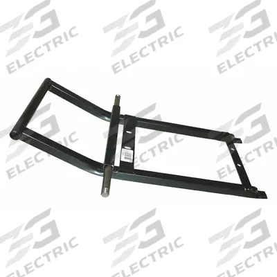 RUBBERMAID COMMERCIAL PRODUCTS Cubic Utility Tilt Truck Frame, Black - Material Handling Parts