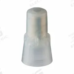 PANDUIT Closed-End Crimp Connectors: Nylon, 600 V, 16 AWG – 8 AWG Range (MPN JN314-412-C). Key specifications — Contact Finish: Tin; Color: Clear; Brand: PANDUIT; Insulation Material: Nylon; Maximum Wire Combination: (1) 8 AWG; Maximum Wire Size: 8 AWG; Minimum Wire Combination: (6) 16 AWG; Minimum Wire Size: 16 AWG.