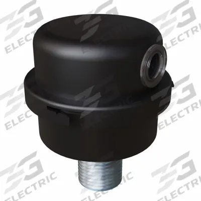 SOLBERG Filter Silencer: 3/8 in Inlet Size, 8 scfm, 2.75 in Overall Ht - Air Compressor Intake Filters & Silencers