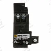 SQUARE D Remote Reset: Remote Reset, 9999RR04. Key specifications — Manufacturer Part Number: 9999RR04; Brand: SQUARE D; Compatible with Series: Starters with Motor Logic Overload Relays.