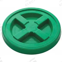 APPROVED VENDOR Pail Lid: Gasketed/Snap-On, 12 in Overall Dia, Green, Plastic, FDA Compliant (MPN GA5GRN). Key specifications — UN Rating Liquids: Not Rated; Brand: APPROVED VENDOR; UN Rating Solids: Not Rated; Material: Plastic.
