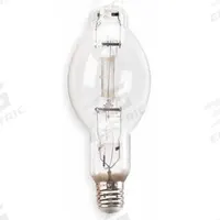 HID Bulb: Universal Burning, BT56, Mogul Screw (E39), 1,500 W Watt, 4000K, Metal Halide (MPN MVR1500/U). Key specifications — Color Temperature: 4000K; Brand: GE LAMPS; Shatter-Resistant: No.