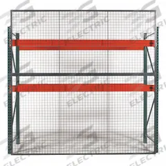 WIRECRAFTERS Aisle Guard: 1 Bays, 96 in x 1 1/4 in x 48 in, 10 ga, Steel, Powder Coated, Gray (MPN BACK84). Key specifications — Brand: WIRECRAFTERS; Material: Steel; Includes Hardware: No; Finish: Powder Coated; Color: Gray.