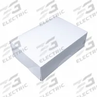 APPROVED VENDOR Disposable Carry-Out Food Container: 3 in Ht, 9 9/16 in Wd, 6 11/16 in Dp, 250 PK (MPN 1201). Key specifications — Brand: APPROVED VENDOR; Material: Paperboard; Microwave Safe: No; Product Type: Automatic Donut Box; Shape: Rectangular; Closure Type: Hinged Lid.