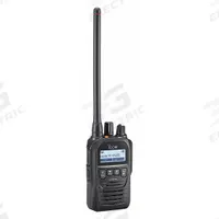 ICOM Handheld Two Way Radio: F52D Series, VHF, Digital, NXDN, 5 W, 512 Channels, Alphanumeric, 13 hr (MPN F52D 17 USA). Key specifications — Color: Black; FCC License Required: Yes.