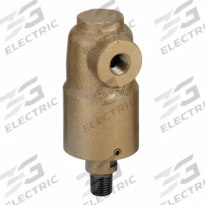 DUFF-NORTON Rotary Union: Straight, Plain Cast Iron, 1 Passages, 1/4" Threaded Rotating Shaft - Cast Iron Rotating Joints & Unions