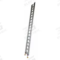 TIVOLI Extension Ladder: 36 ft Ladder Size, Aluminum, 300 lb Load Capacity, 33 kg Wt, 2 Sections (MPN PROX36). Key specifications — Color: Silver; Brand: TIVOLI; Included Features: Leg Levelers; Removable Fly: Fixed.