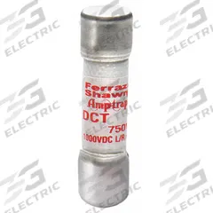 Solar Fuse: DCT Series, Fast-Acting, 8 A, 1,000 V DC (MPN DCT8-2). Key specifications — Series: DCT; Brand: MERSEN; Voltage Compatability: AC/DC.
