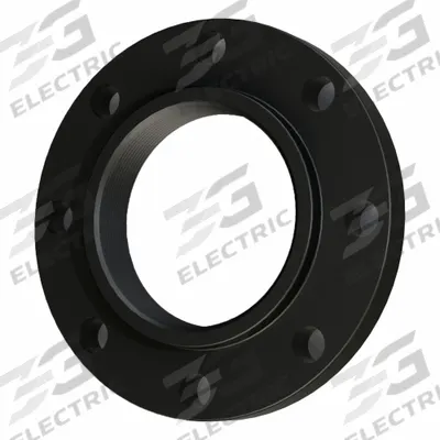 APPROVED VENDOR Metal Pipe Flange: 6 in, Female NPT Threaded, Carbon Steel, Flat Flange - Threaded Steel & Iron Pipe Flanges