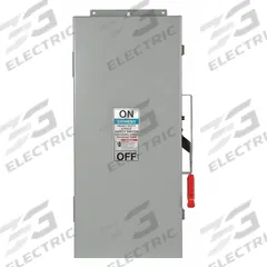 SIEMENS Safety Switch: Non-Fusible, 100 A, Three Phase, 600V AC, Galvanized Steel, Indoor (MPN HNF663J). Key specifications — attr867131: SIEMENS.