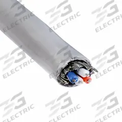 CAROL Communication Cable: Communications/Computer Systems/Control Systems, 1,000 ft Cable Lg, Gen (MPN C4842A.41.10). Key specifications — Conductor Gauge: 24 AWG; Insulation Material: Plastic; Jacket Color: Gray; Jacket Material: PVC; Shielding Material: 90% Tinned Copper Braid; Solid/Stranded: Stranded.