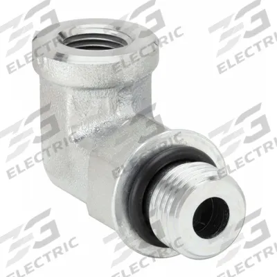 PARKER Metal Pipe Elbow: 90° Elbow, Steel, 1/4 in x 1/4 in - Hydraulic Threaded Extreme-Pressure Pipe Fittings