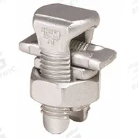 BURNDY Split-Bolt Connector: For Wire Size 2 AWG – 8 AWG, Copper Body Material (MPN KSU23). Key specifications — For Wire Material: Steel; Brand: BURNDY; Direct Burial Rated: No.