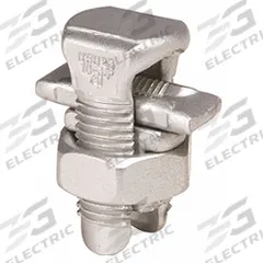 BURNDY Split-Bolt Connector: For Wire Size 2 AWG – 8 AWG, Copper Body Material (MPN KSU23). Key specifications — For Wire Material: Steel; Brand: BURNDY; Direct Burial Rated: No.