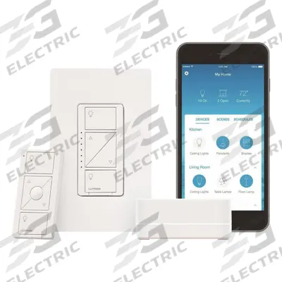 LUTRON In-Wall Smart Dimmer Switch Kit: Smart Dimmer Kit, Fluorescent/Halogen - Smart Switch Kits