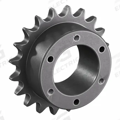 TRITAN Sprocket: For 80 Chain, 20 Teeth, 6.392 in Pitch Dia, 6.91 in Outside Dia - Size 80 Bushed-Bore Roller Chain Sprockets