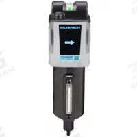 WILKERSON Compressed Air Filter: Coalescing, 3/8 in NPT, 0.5 micron, 85 cfm, 150 psi Max Op Pressure (MPN M18-03-BL00B). Key specifications — attr110055: M18; attr110008: WILKERSON.