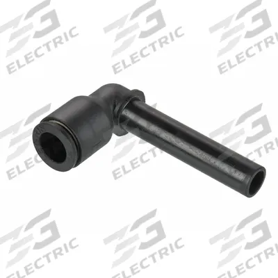 LEGRIS Push-Fit Elbow Fitting: 4 mm OD x 6 mm OD Size, Push-to-Connect x Push-to-Connect - Nylon & Nickel-Plated Brass Tube Fittings