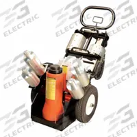POWER TEAM Jack: Steel, Electric Pump, Electrical, 100 ton Load Capacity, 24 in Min Lift, Railcars (MPN RJ100T24E-C). Key specifications — Brand: POWER TEAM; Lifting Actuator: Electric Pump; Body Material: Steel; Voltage: 110/115 Volt.