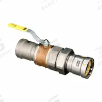 VIEGA MEGAPRESS Manual Two-Way Ball Valve: 2 in, Bronze, Straight, 125 psi Max. Pressure (CWP), PTFE (MPN 30715). Key specifications — Brand: VIEGA MEGAPRESS; Handle: Locking Lever.