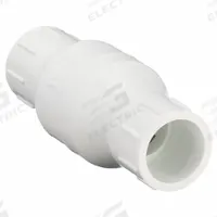 DAYTON Spring Check Valve: Inline Valve Body, 1 in Pipe Size, Socket x Socket, PVC, Female, Socket (MPN 4RG72). Key specifications — Brand: DAYTON; Poppet Material: Stainless Steel.