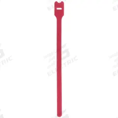 PANDUIT Hook-and-Loop Cable Tie: 12 in Lg, 3.20 in, 0.75 in Wd, Nylon, Maroon, 10 PK (MPN HLSP3S-X12). Key specifications — Max. Bundle Dia.: 3.20 in; Material: Nylon; Color: Maroon.
